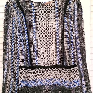 Nine West Collection Chiffon lace top